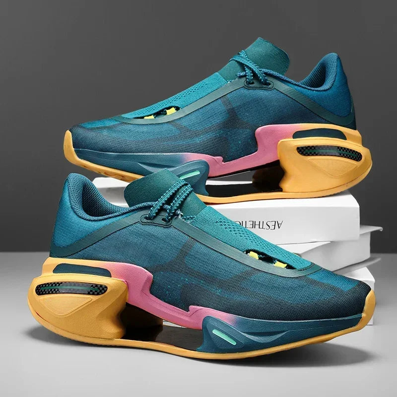 2025 New Running Shoes for Men and Women, Carbon Plate Stable Support, Non-Slip Rebound Breathable Thick-Soled Sports Shoes