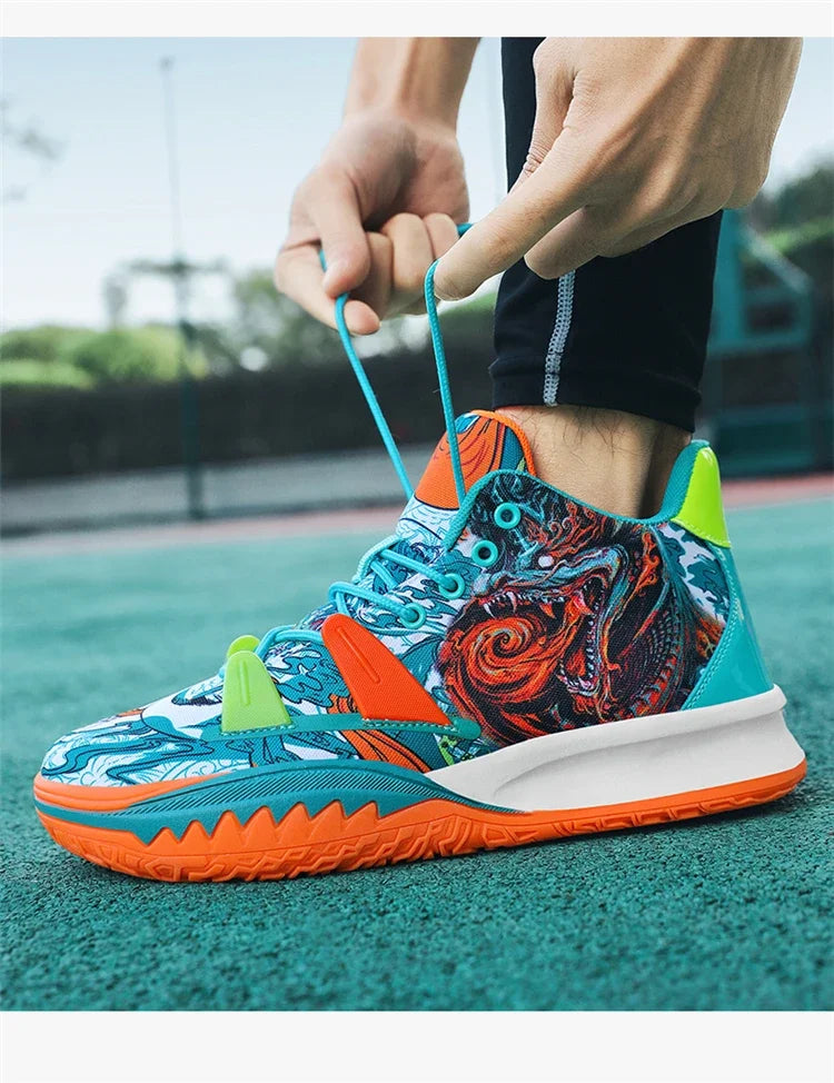 Basketball Shoes Cushion Anti Slip Sports Shoes Fitness Training Shoes Male Basketball Boots Basket Sneakers 2024 Couple Style