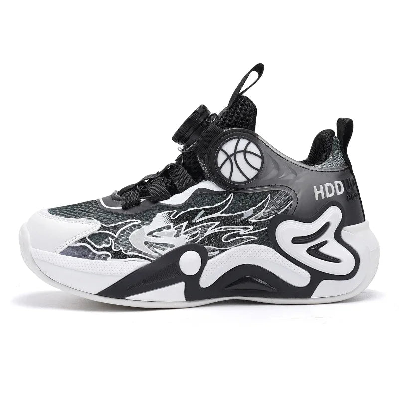 Luxury Boy Sneaker 2025 New Fashion Outdoor Kids Basketball Shoes Soft Sole School Children Sports Shoes for Boy 4 To 12 Years