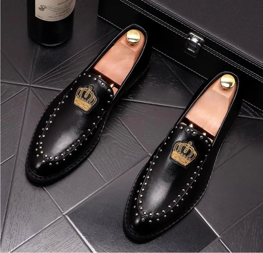 Men's Designer Oxford Loafers - Breathable Business Dress Shoes with Tassel