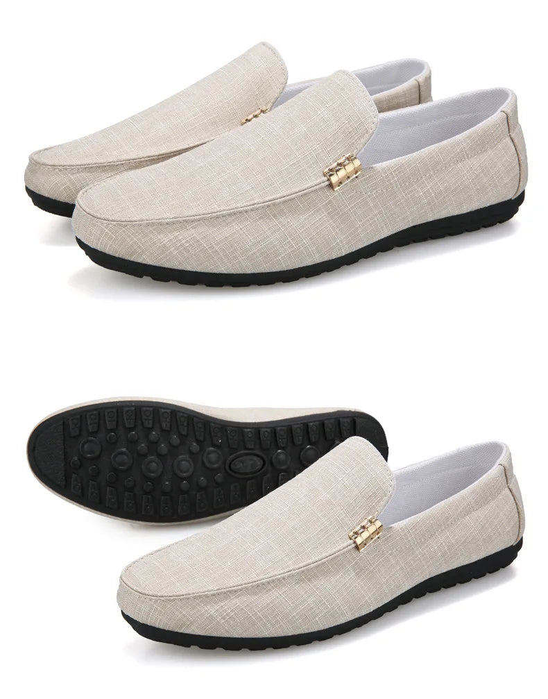 Shoes Men Casual Comfort Men Shoes Denim Male Shoes Adult Footwear 2023 New Men Loafers Canvas Shoes Men Sneakers Driving Shoes