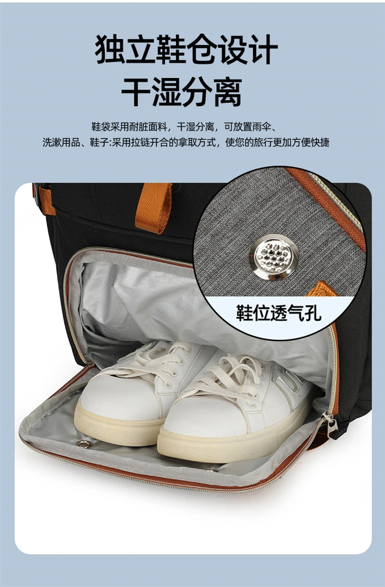 Backpack for men, large capacity travel bag, outdoor waterproof luggage bag, business trip hiking bag, student backpack, backpac