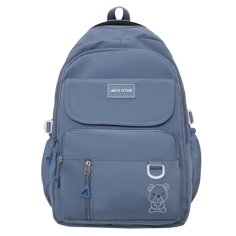 Backpack Female New Travel Bag High School Student Schoolbag Large Capacity Korean Version Leisure Computer