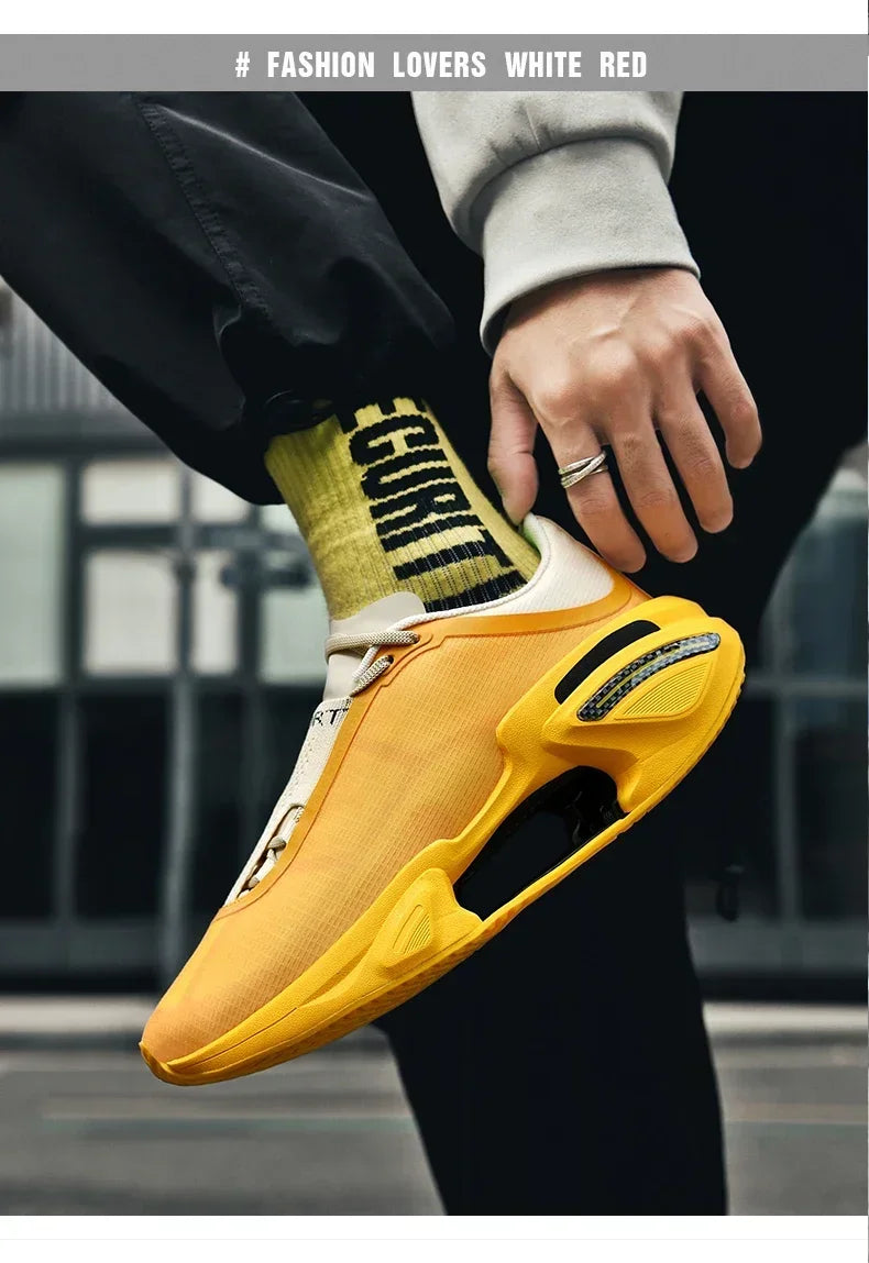 2025 New Running Shoes for Men and Women, Carbon Plate Stable Support, Non-Slip Rebound Breathable Thick-Soled Sports Shoes