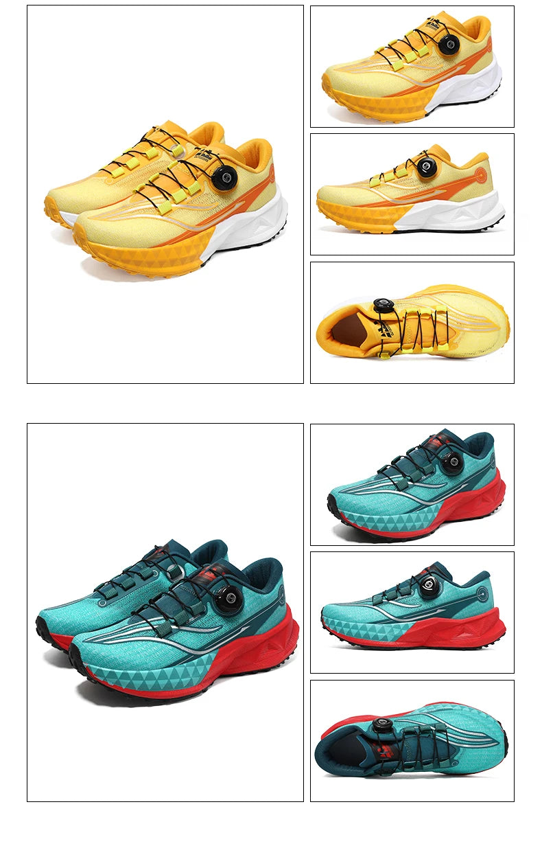 2025 New Lightweight Outdoor Casual Sports Shoes With Rotating Buckle Carbon Plate And Popcorn Outsole Running Shoes For Men
