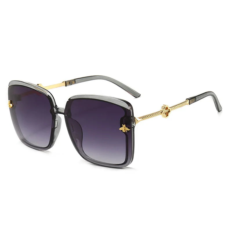 Sunglasses Woman 2023 Luxury Brand Designer Fashion Unisex High Quality Sun Glasses Eyewear Ladies Female Square Goggle UV400