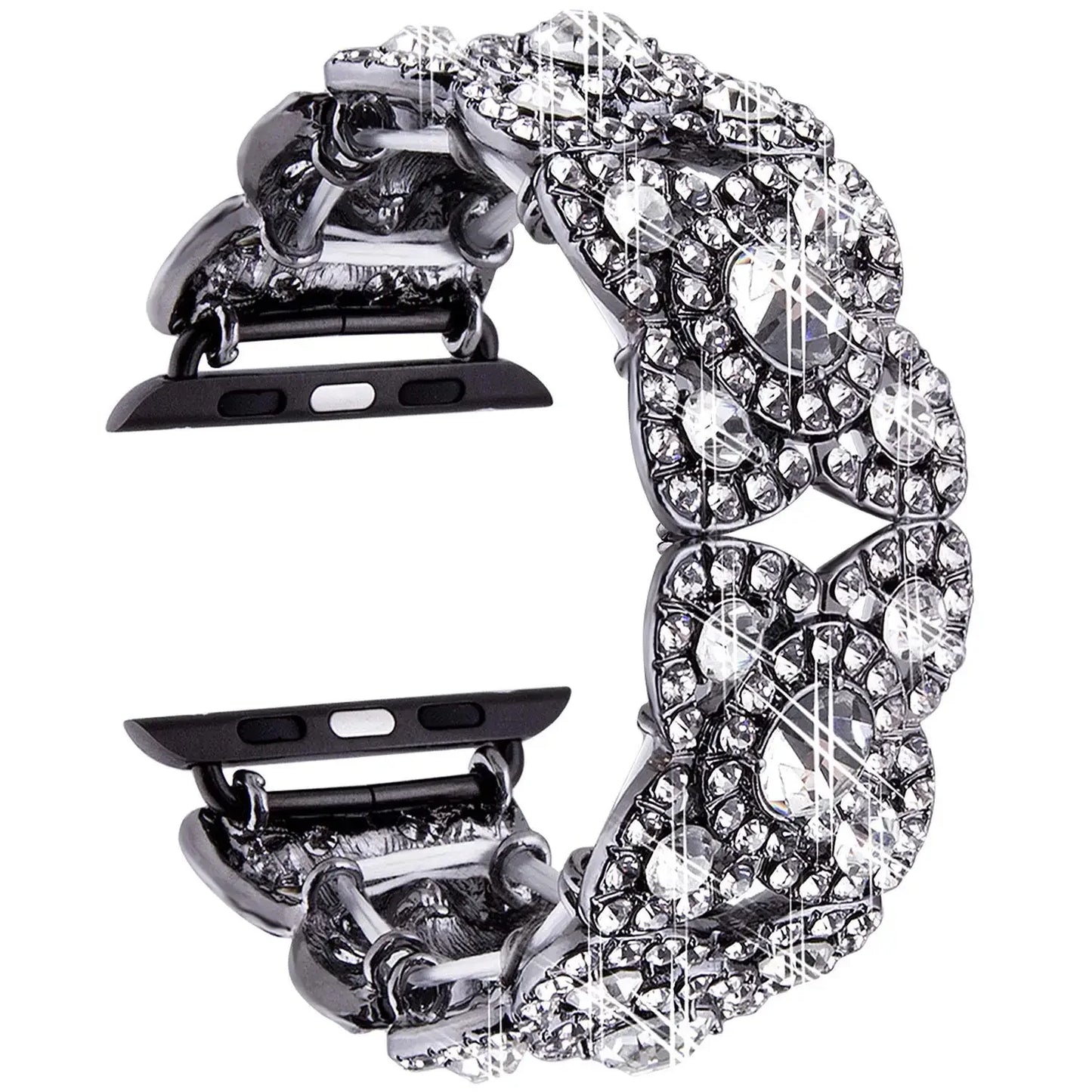 Bling Band for Apple Watch Ultra 38mm 40mm 42mm 44mm 41mm 45mm 49mm Diamond Metal Wristband Strap Iwatch Series 8 7 6 SE 5 4 3