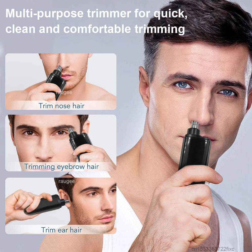 Ear and Nose Hair Trimmer Mini Nose Hair Clipper Painless Portable USB Rechargeable Professional Electric Nose Hair Remover