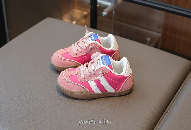 Autumn Winter Children's Casual Shoes Girls' Sneakers Fashion Children's Breathable Running Soft Shoes Size 22-31 Toddler 3Color