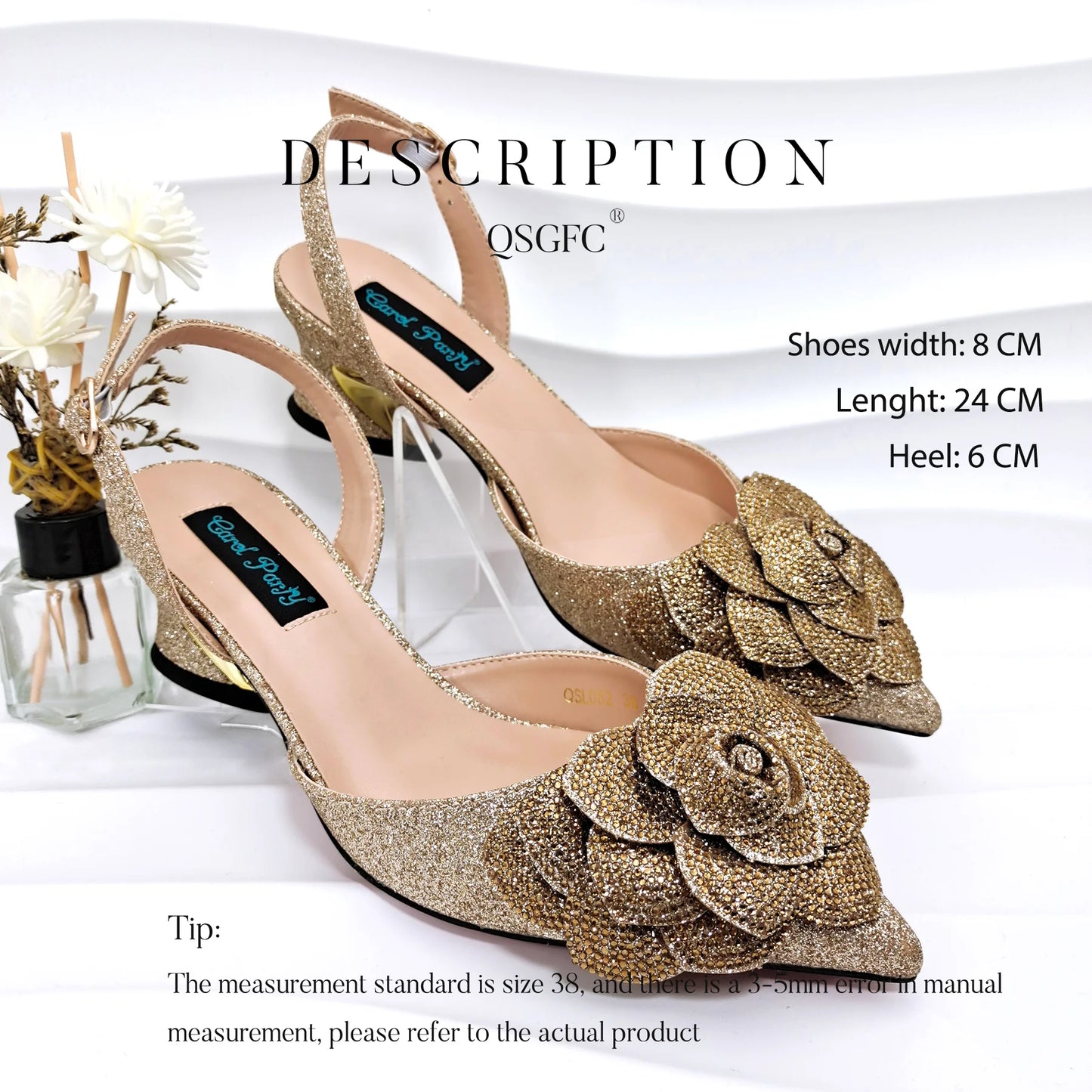 2024 Elegant Ladies Shoes with Bag Set Italian Design Evening Shoes with Bag Comfortable Pointed Toe Shoes For Party Women Shoes