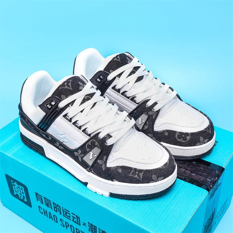 Retro style 5350-Trend Color-Block Shoes Versatile Casual Trendy Shoes 2026 Korean Version Platform Men's and Women's Shoes