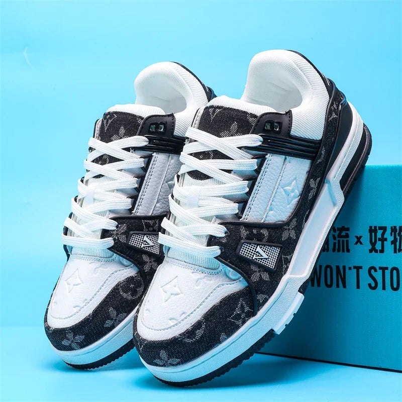 Retro style 5350-Trend Color-Block Shoes Versatile Casual Trendy Shoes 2026 Korean Version Platform Men's and Women's Shoes
