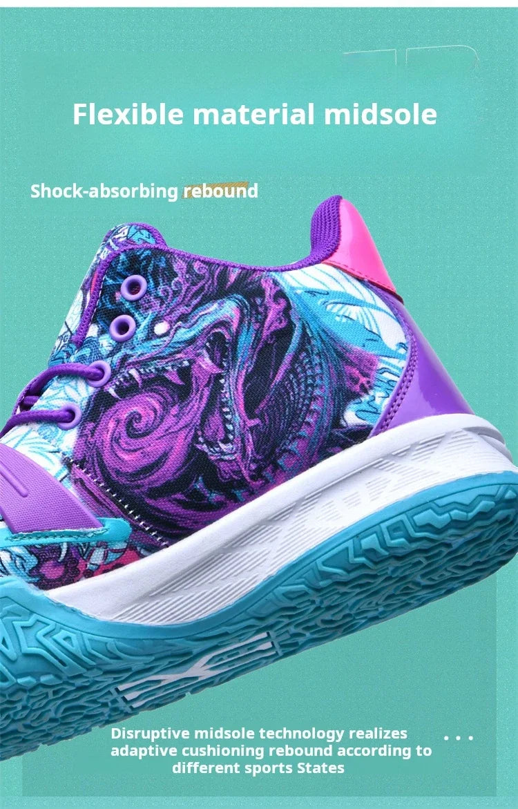 Basketball Shoes Cushion Anti Slip Sports Shoes Fitness Training Shoes Male Basketball Boots Basket Sneakers 2024 Couple Style