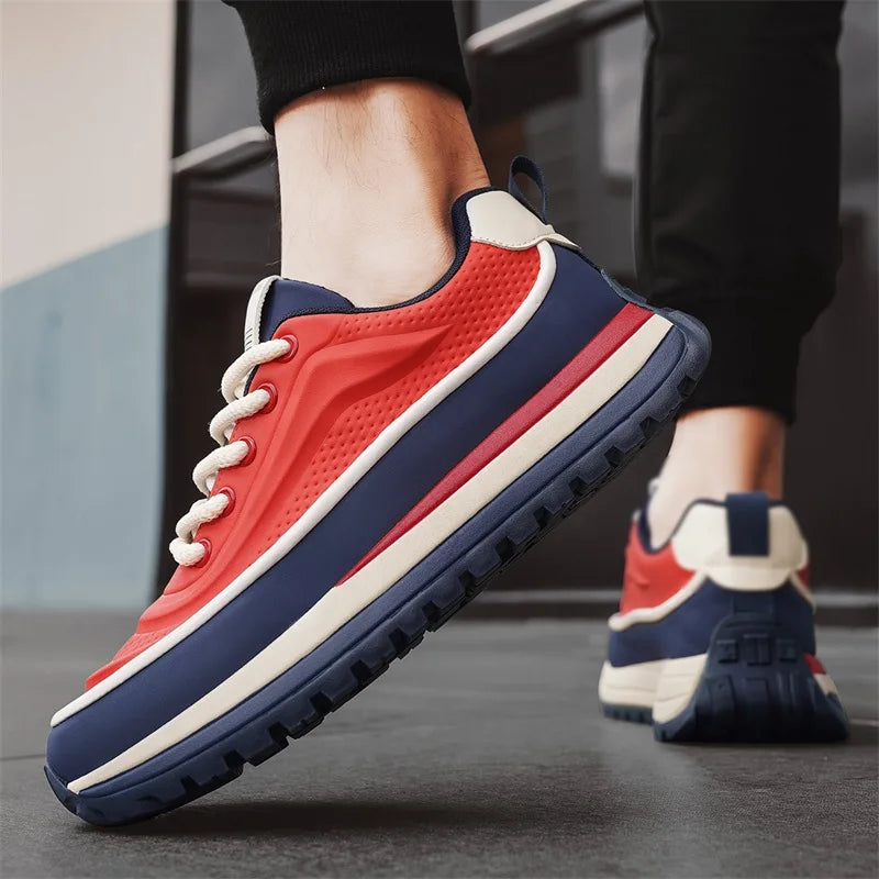 Casual Sneaker Round Toe Men's Sneakers Sports and Leisure Shoes for Men Soft and Comfortable Loafers Wear-resistant Non-Slip