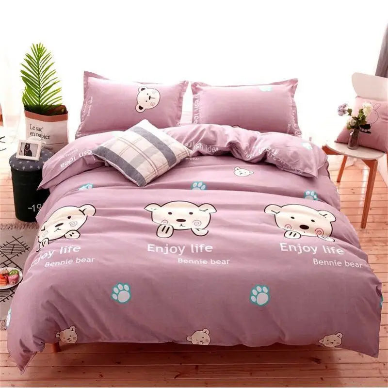 Thickened Sanding Quilt Cover Single Sheet Student Apartment Hotel Bedding Sheet Single Twill Skin-friendly Quilt Cover 90x200cm
