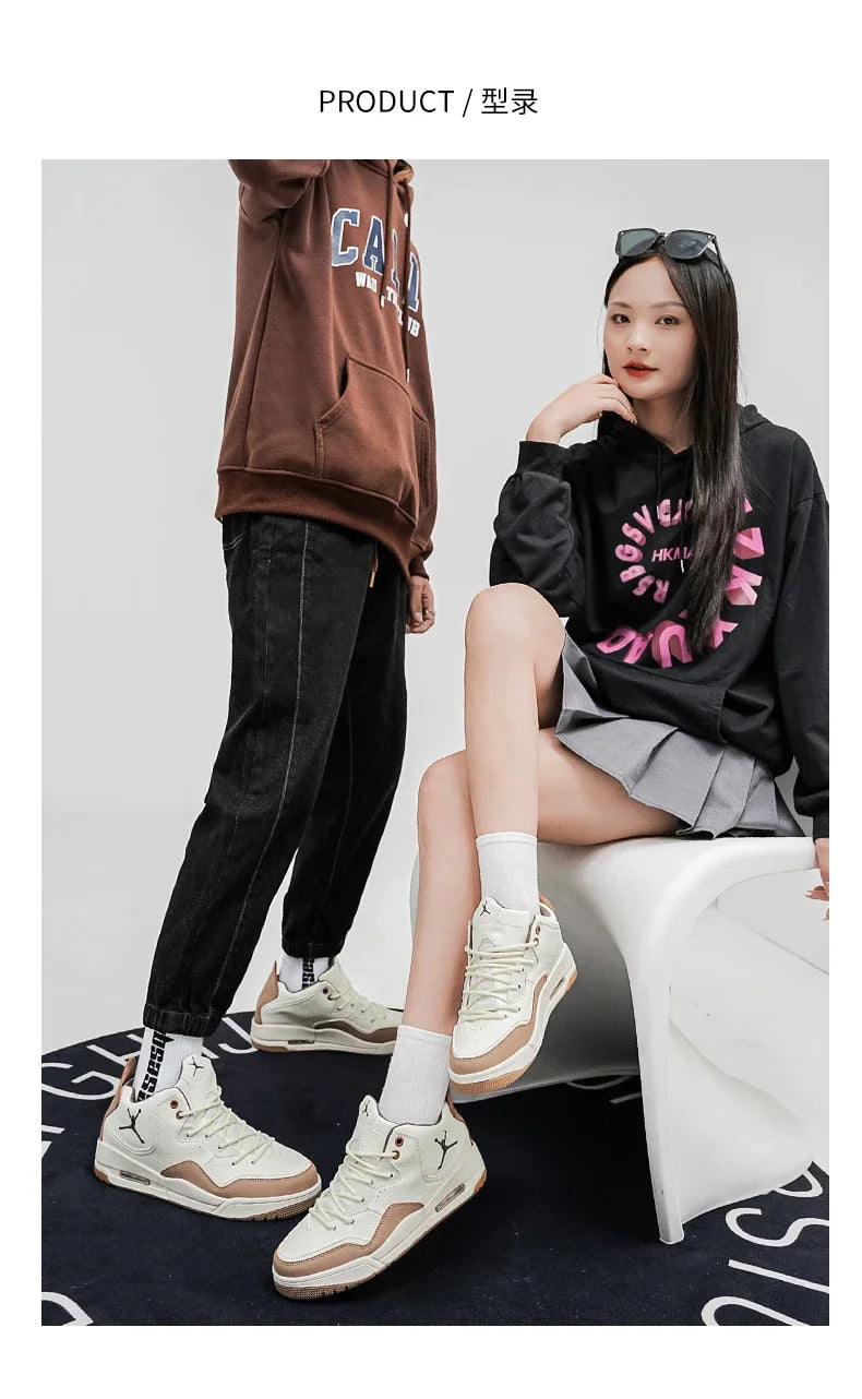 2025 New Casual Style Small Practical Wear Resistant Anti Slip Basketball High Quality Couple Model Breathable Shoes