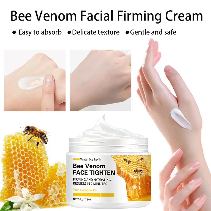 Bee Vemon Instant Facial Lifting Cream - Firms and Firms Skin, Smoothes Fine Lines and Wrinkles |   All Skin Types