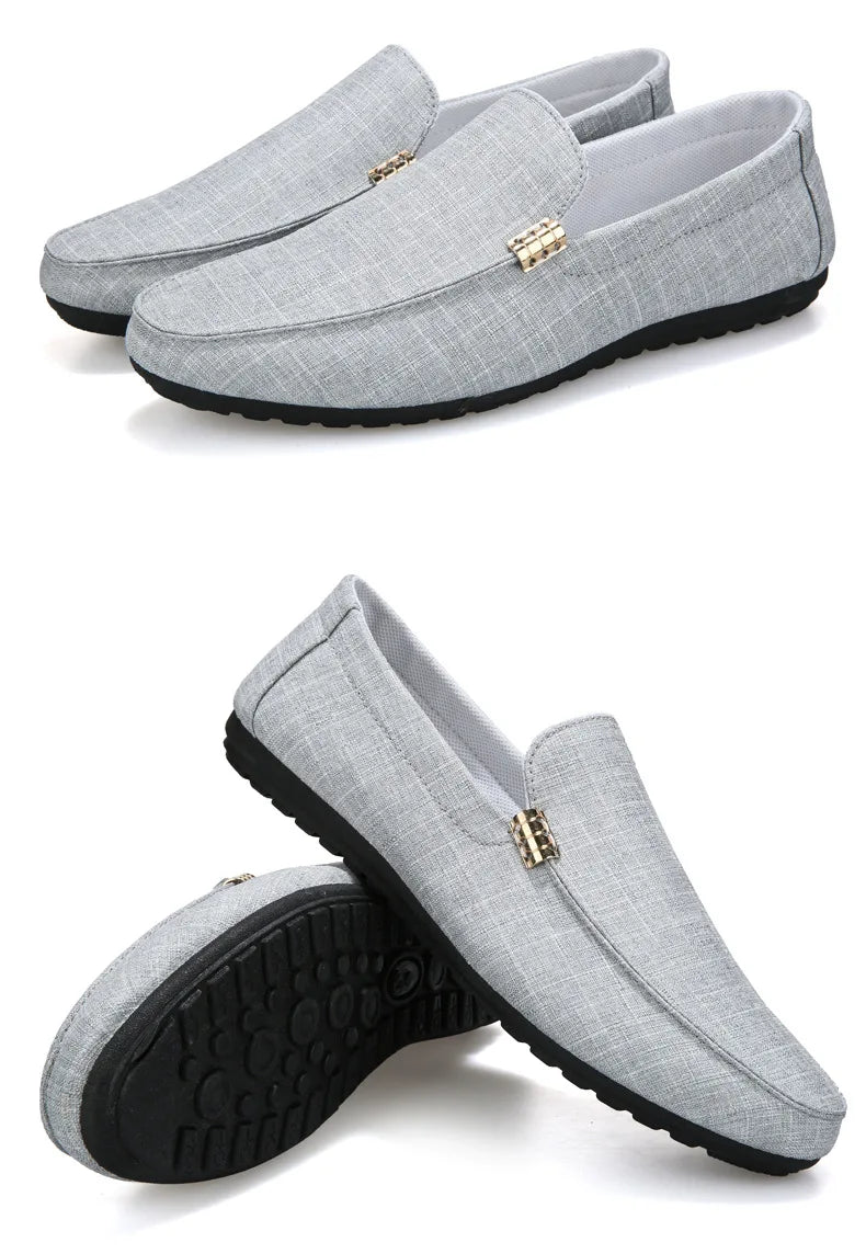 Shoes Men Casual Comfort Men Shoes Denim Male Shoes Adult Footwear 2023 New Men Loafers Canvas Shoes Men Sneakers Driving Shoes