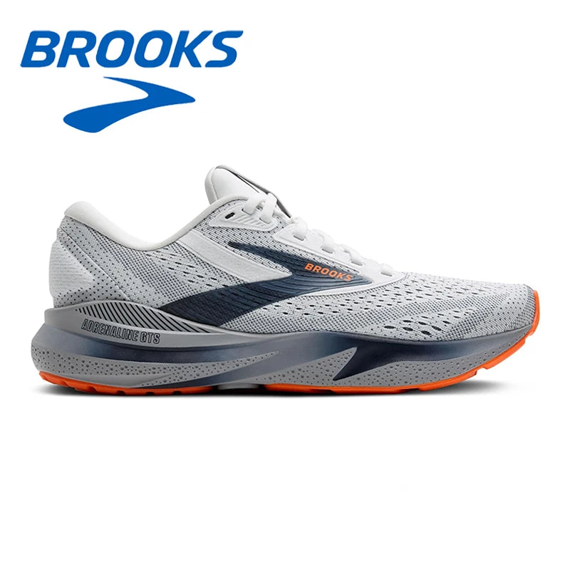 (Authentic) Brooks Adrenaline GTS 24 Stylish Commuter Running Shoes Mesh Breathable Outdoor Casual Sports Shoes