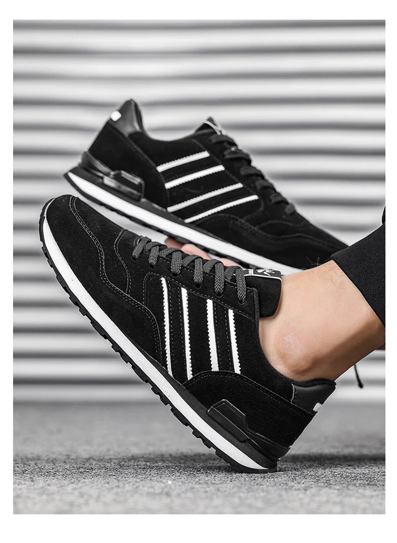 Artificial Leather Men Causal Shoes Male Spring Men Casual Light Shoes Sneakers Lac-up Flats Breathable Outdoors Sapato