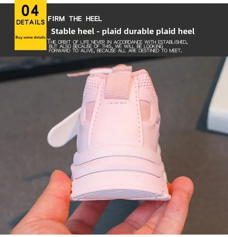 Kids Fashion Shoes For Boys Girls Toddler Boy Girl Soft Sports Shoes Children Running Sneakers Air Mesh Breathable 26-37