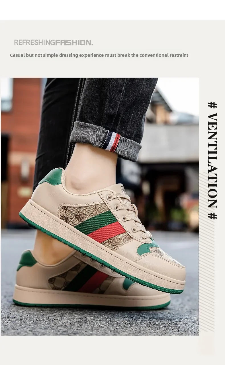 2025 Summer High-Quality Retro Versatile Fashion Trendy Sneakers Casual Shoes Lightweight Couple Style Breathable Comfortable