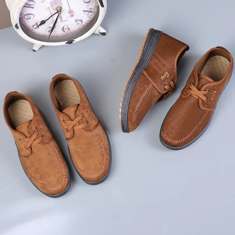 Men Casual Shoes Breathable Loafers Sneakers 2023 New Fashion Comfortable Flat Handmade Retro Leisure Loafers Shoes Men Shoes