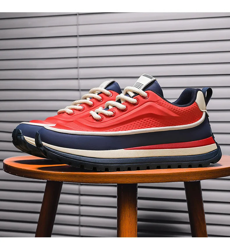 New Shoes for Men Chunky Sneaker Thick-soled Casual Sport Shoes Street Trend Colors Height Increasing Platform Shoes