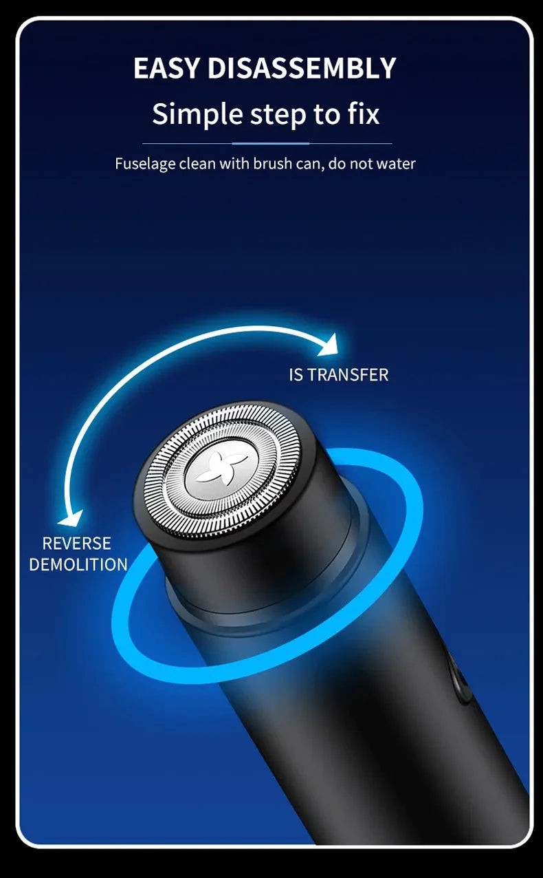 033Mini Portable Electric Shaver Shaver, Self-Assistant Hair Maker,Cordless Rechargeable, For Eyebrows, Upper And Lower Lips, Ch