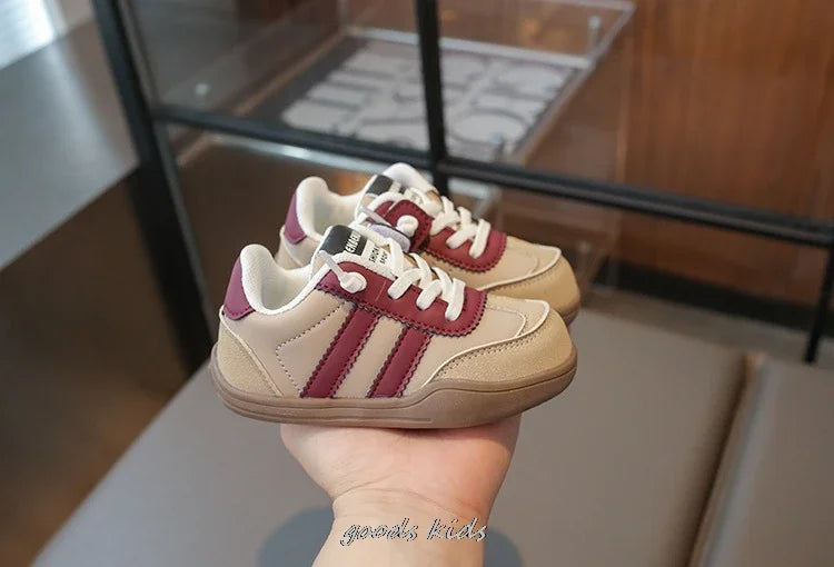 Autumn Winter Children's Casual Shoes Girls' Sneakers Fashion Children's Breathable Running Soft Shoes Size 22-31 Toddler 3Color