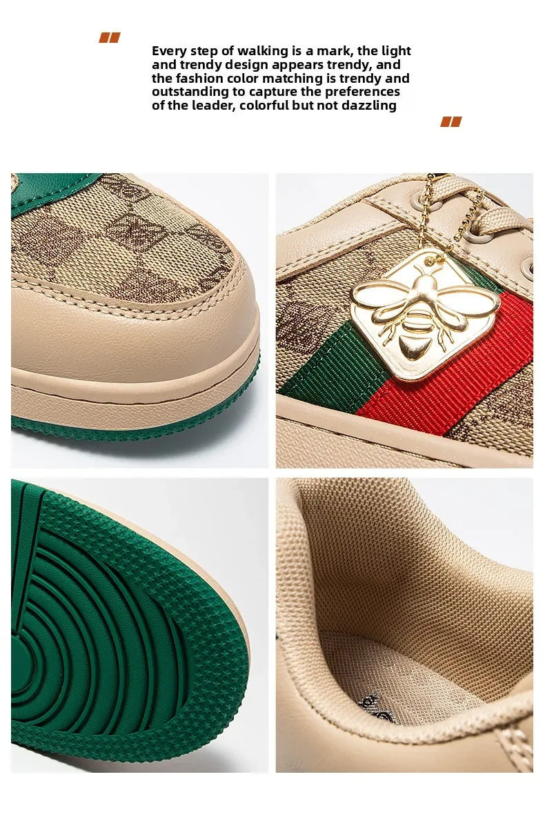 2025 Summer High-Quality Retro Versatile Fashion Trendy Sneakers Casual Shoes Lightweight Couple Style Breathable Comfortable