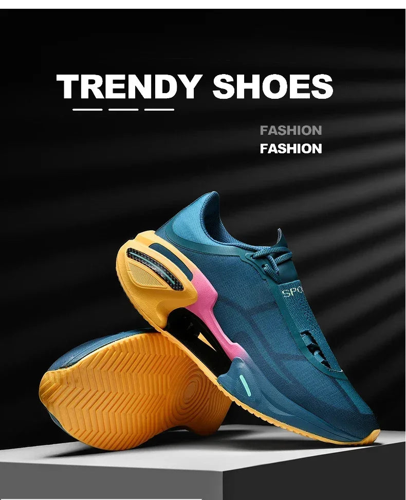 2025 New Running Shoes for Men and Women, Carbon Plate Stable Support, Non-Slip Rebound Breathable Thick-Soled Sports Shoes