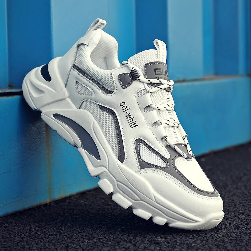 2025 New Spring Men's Shoes Trend Spring Breathable Mesh Shoes Sports and Leisure Running Trendy Shoes Versatile Shoes
