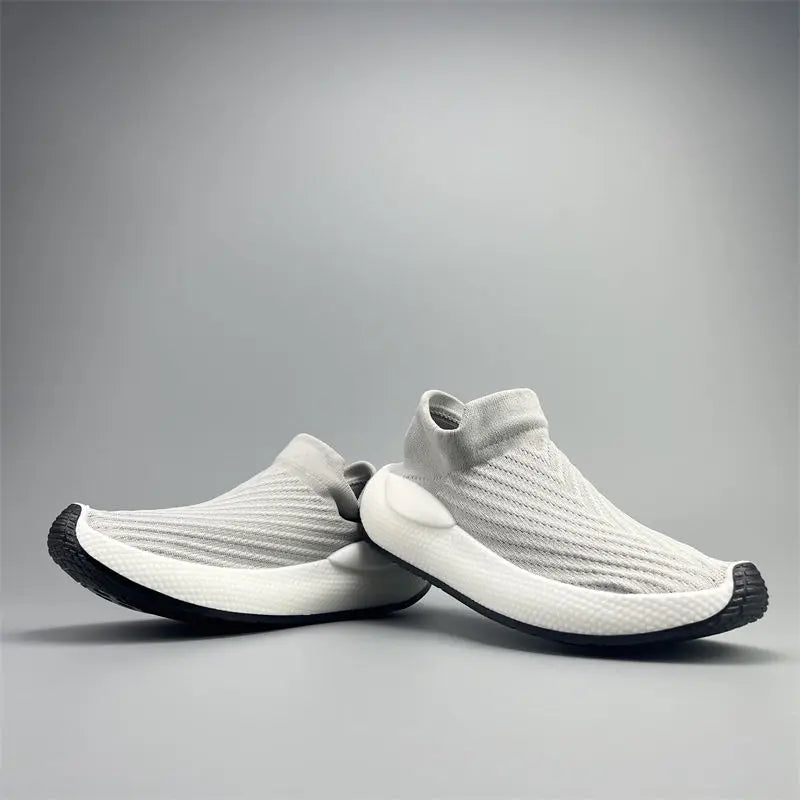 Men's Platform Sneakers - Slip-On Casual Shoes for Gym & Daily Wear
