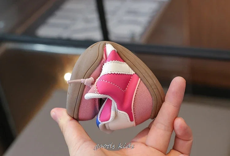 Autumn Winter Children's Casual Shoes Girls' Sneakers Fashion Children's Breathable Running Soft Shoes Size 22-31 Toddler 3Color