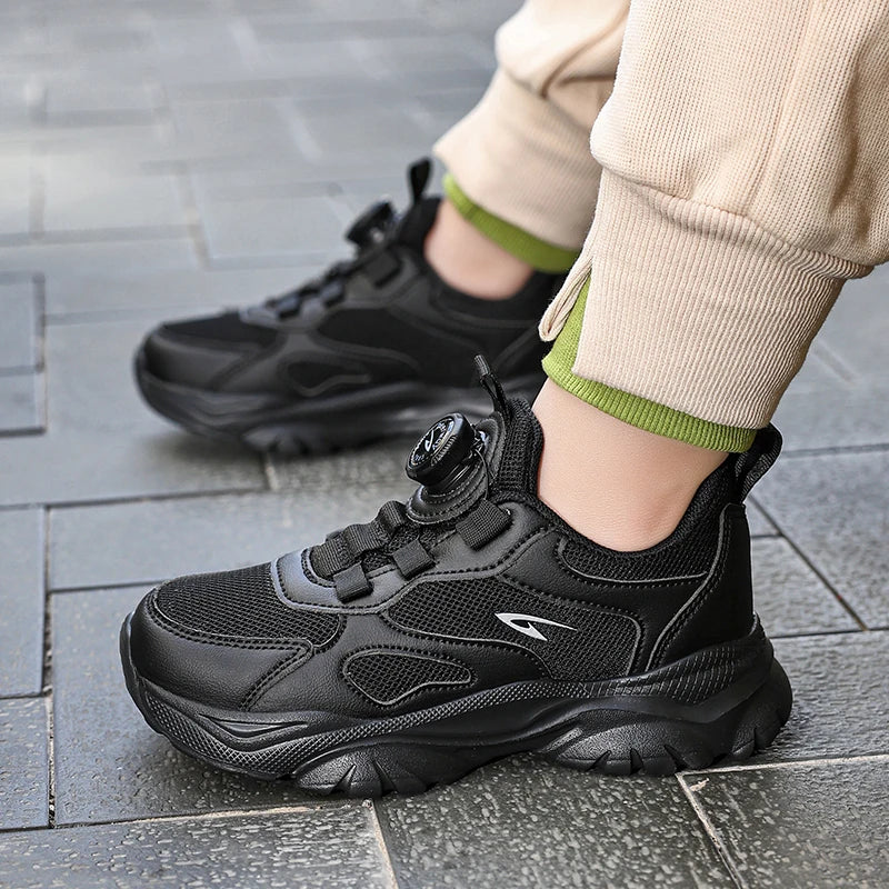 2025 Hot Selling Autumn Childrens Sports Shoes Lightweight and Simple Solid Color Running Shoes Arch Support Training Shoes