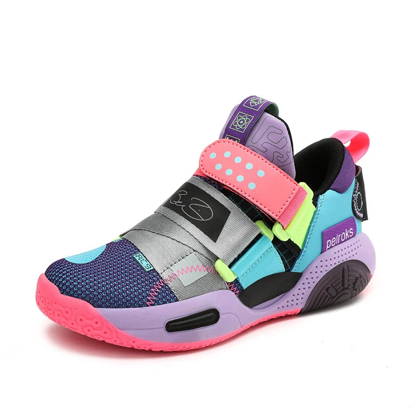 2025 New Children's Basketball Shoes For Boys Girls Non-slip Kids Sport Shoes Lightweight Outdoor Sneakers Trainers Footwear