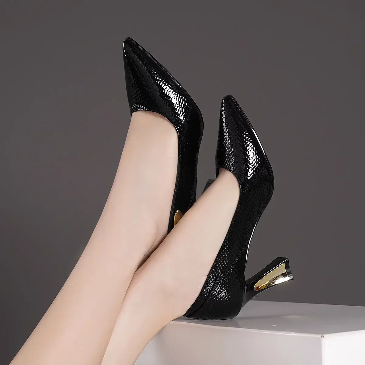 Fashion Women High Heels Shoes Sexy Pointed Toe Elegant Sandals Woman 2025 New Spring Designer Party Trend Pumps