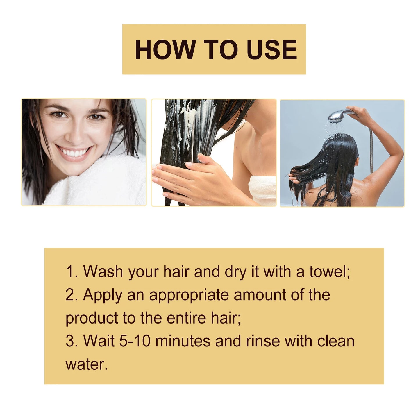 Collagen Hair Mask Reduce Dryness And Frizz Prevent Hair Splitting Moisturize Soften Hair Improve Hair Texture Hair Care Mask