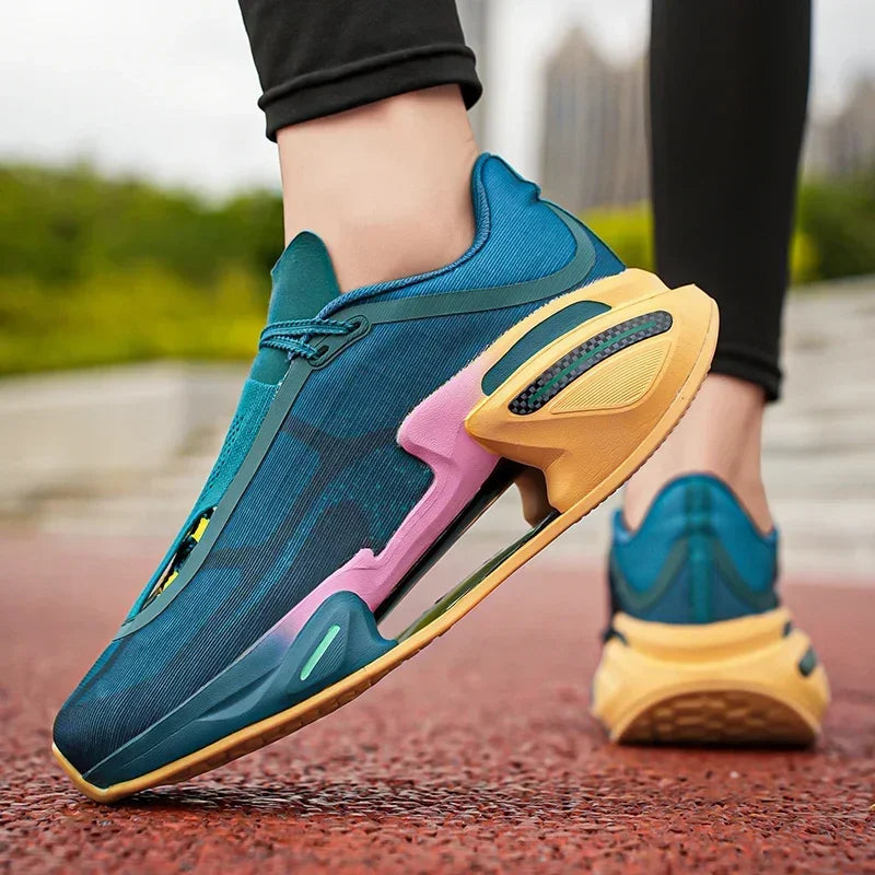 2025 New Running Shoes for Men and Women, Carbon Plate Stable Support, Non-Slip Rebound Breathable Thick-Soled Sports Shoes