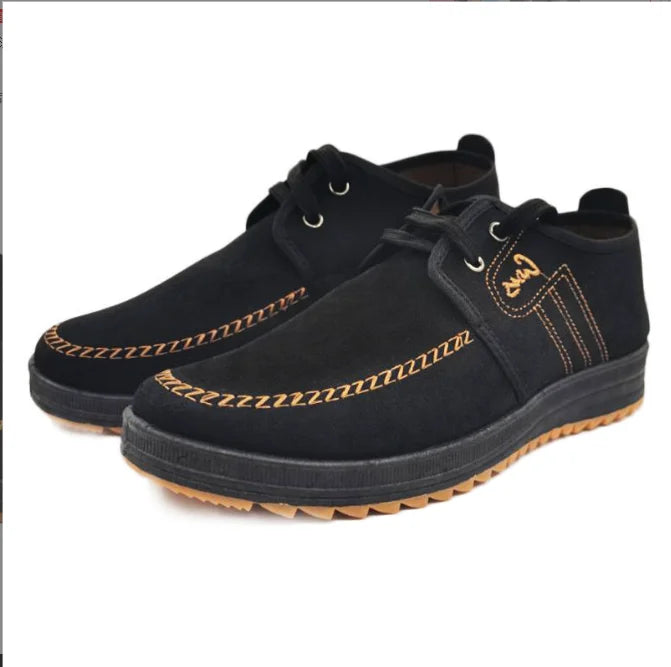 Men Casual Shoes Breathable Loafers Sneakers 2023 New Fashion Comfortable Flat Handmade Retro Leisure Loafers Shoes Men Shoes