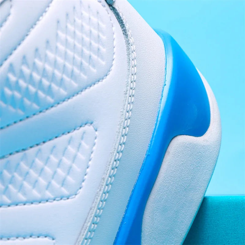 New High-top Basketball Shoes Men Outdoor Sneakers Resistant Air Cushioning Shoes Breathable Sport Shoes Fashion Running Shoes