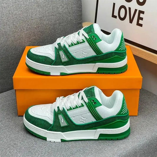 Retro style 5350-Trend Color-Block Shoes Versatile Casual Trendy Shoes 2026 Korean Version Platform Men's and Women's Shoes