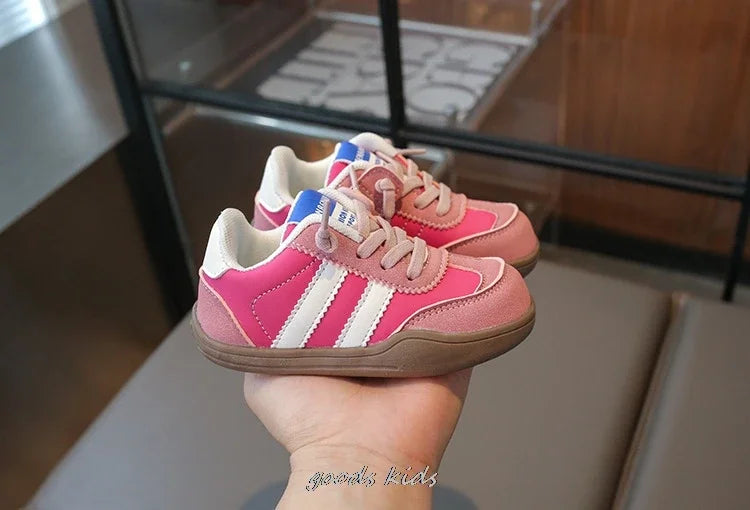 Autumn Winter Children's Casual Shoes Girls' Sneakers Fashion Children's Breathable Running Soft Shoes Size 22-31 Toddler 3Color