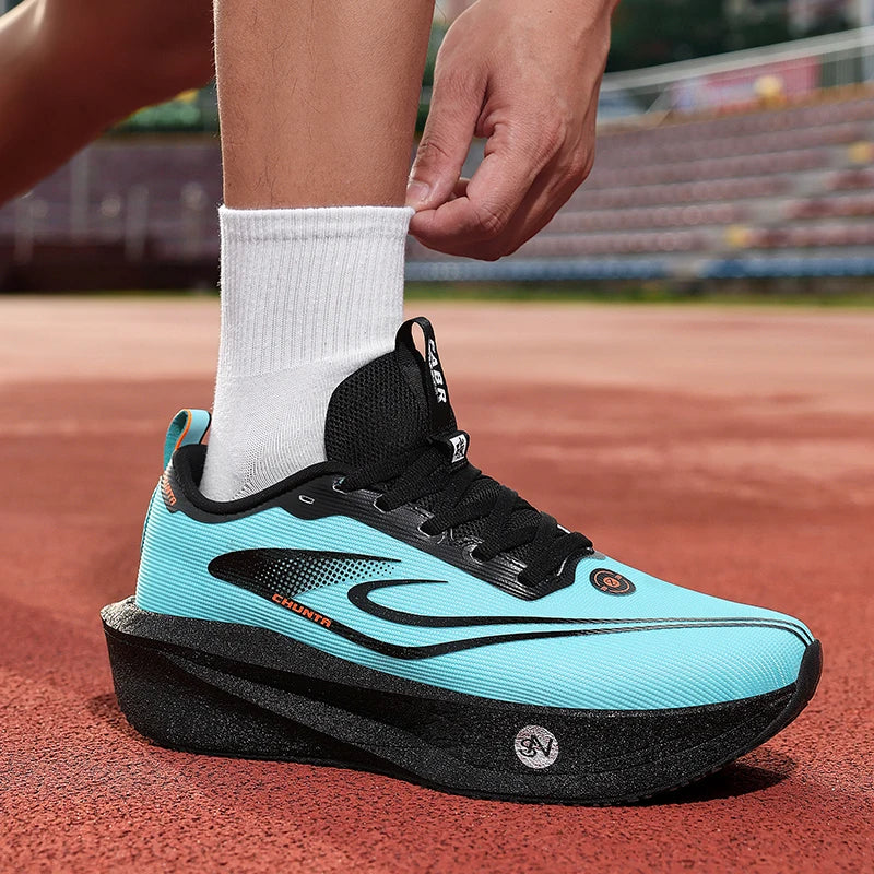 Running Shoes Men Carbon Plate Speciality Marathon Sports Breathable Lightweight Women's Comfortable Nonskid Leisure Sneakers