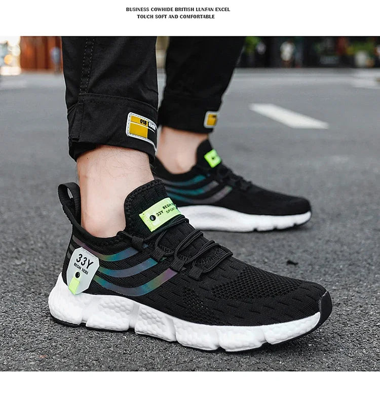 New Trend Breathable Casual Men's 2024 Spring and Autumn Sports Shoes Tenis Masculino Zapatillas Hombre Fashion Running Shoes