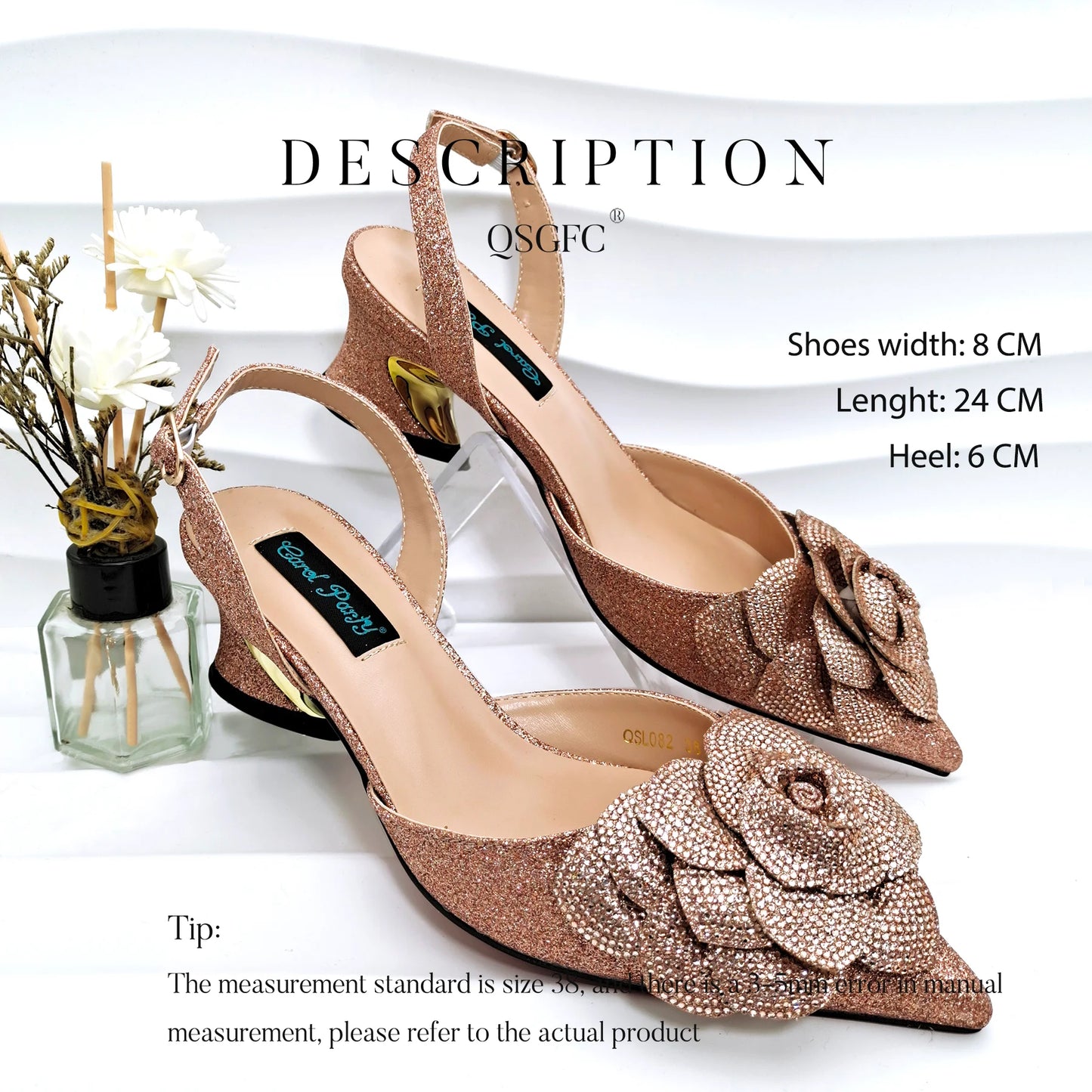 2024 Elegant Ladies Shoes with Bag Set Italian Design Evening Shoes with Bag Comfortable Pointed Toe Shoes For Party Women Shoes