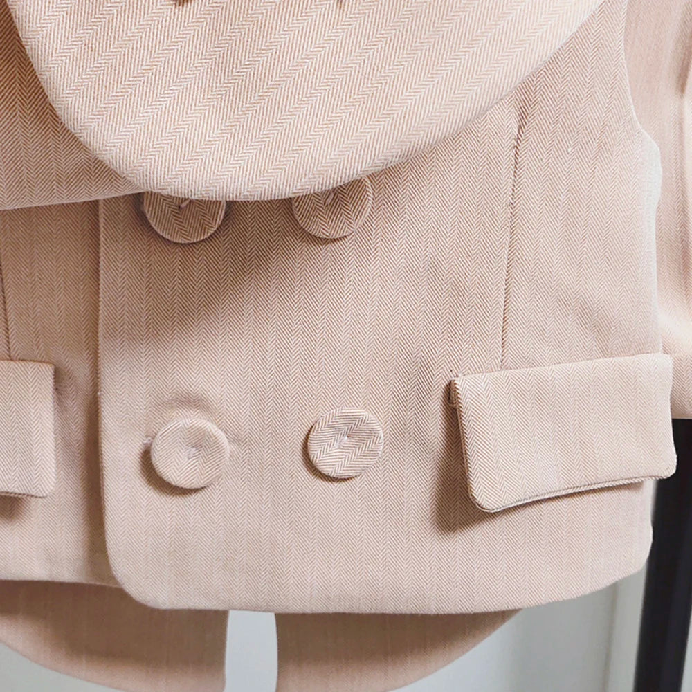 Baby Boy Girl Suit Pink Tuxedo Formal Clothing Sets Short Sleeve Kids Outfits Set Infant Party Birthday Wedding Dress Boy Girls