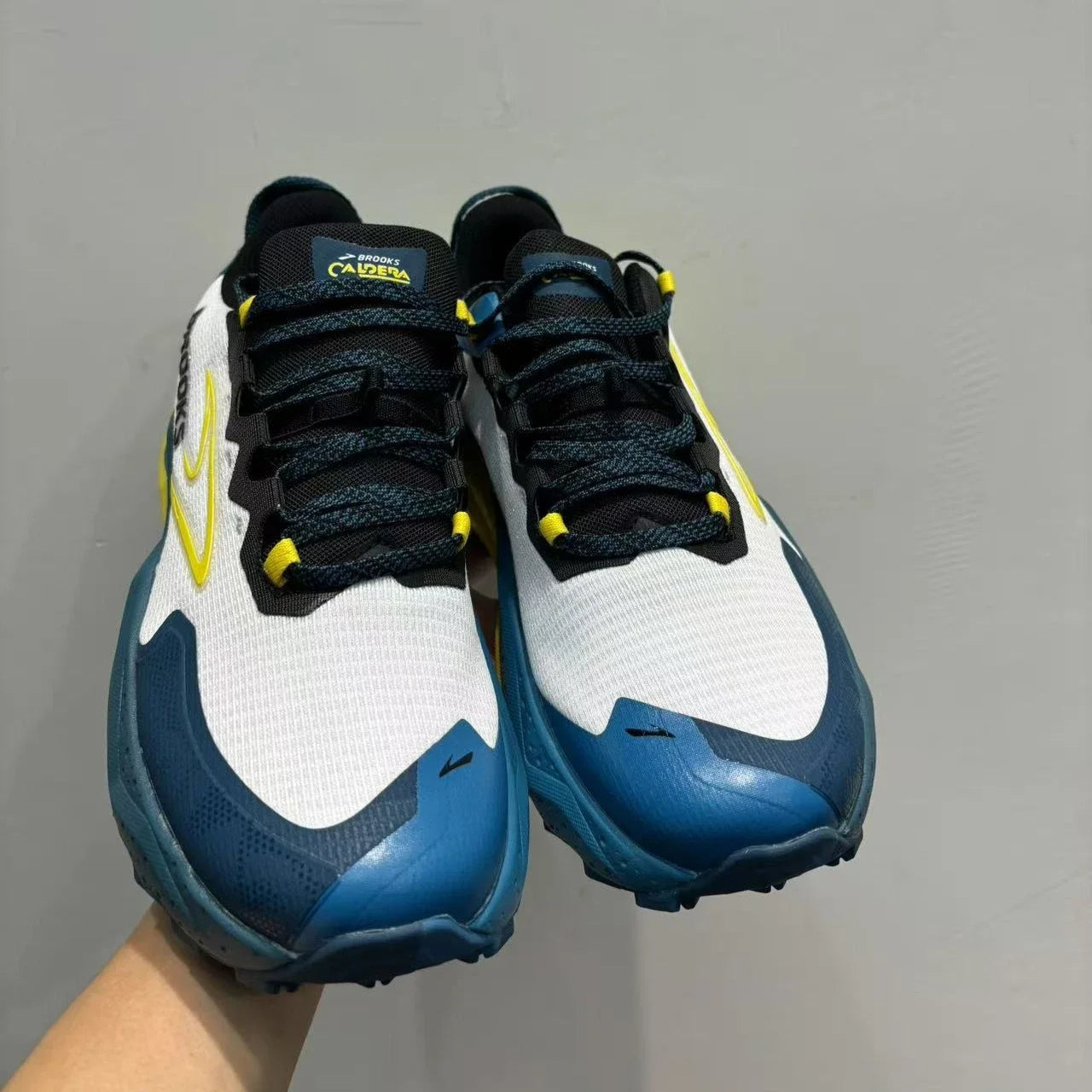 Brooks Men’s Casual Sneakers Caldera 8 Ultra Trail Running Shoes Breathable Cushioned Long-term Training Sports Jogging Shoes