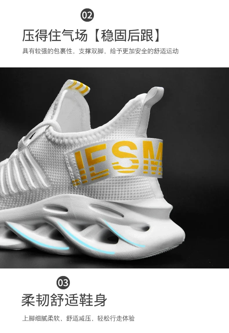 Unisex Mesh Sport Casual Shoes Men Sneakers Designer Breathable Sneakers Woman Chaussure Homme Plus Size 47 Men Running Shoes